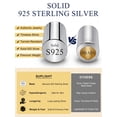 thumbnail image 5 of Suplight 925 Stelring Silver Heart Necklace for Women 14K Gold Plated Hypoallergenic Dainty Simple Pendant Jewelry Gift for Daughter Granddaughter Friends Birthday Christmas, 5 of 7