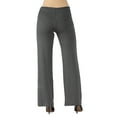 thumbnail image 3 of 24seven Comfort Apparel Comfortable Stretch Draw String Maternity Pants, 3 of 4