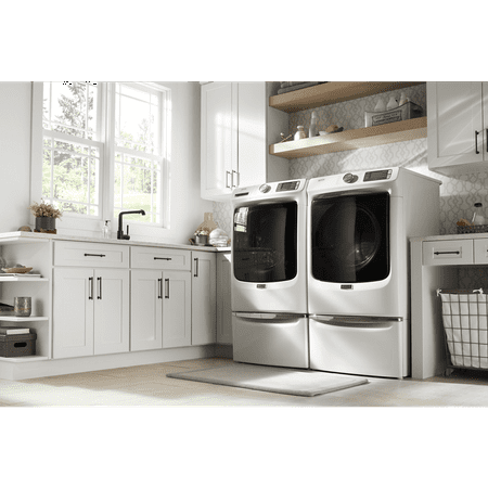 Maytag - 7.3 Cu. Ft. Stackable Gas Dryer with Extra Power Button - White