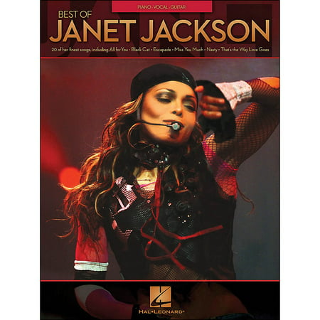 Hal Leonard Best Of Janet Jackson arranged for piano, vocal, and guitar (Best Jackson Guitar For The Money)
