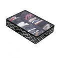 thumbnail image 2 of 100Fens Under Bed Shoe Storage Bag Storage Box Under Bed Drawer Storage Box Non-Woven Material Space Saving Foldable Design, 2 of 5