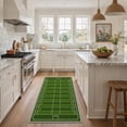 thumbnail image 2 of GENIMO 8'x10' Area Rug for Living Room, Washable Rug Non Slip Soft Football Field Rug for Bedroom Dining Room Home Office, Lawn Green, 2 of 8