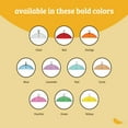 thumbnail image 4 of Birds Choice 10" Color Pop Collection Protective Dome Cover for Hanging Bird Feeders, Orange, 4 of 11