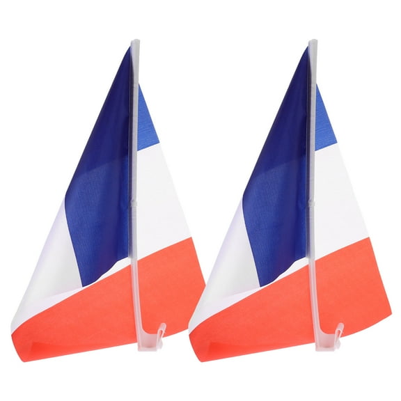 KAKOWELY Car Flag Polyester 2Pcs 17.7X11.8X0.6In