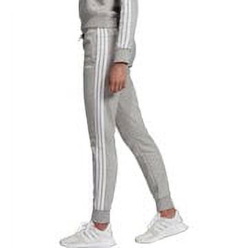 adidas Women's Essentials 3-Stripe Cotton Fleece Jogger Pants