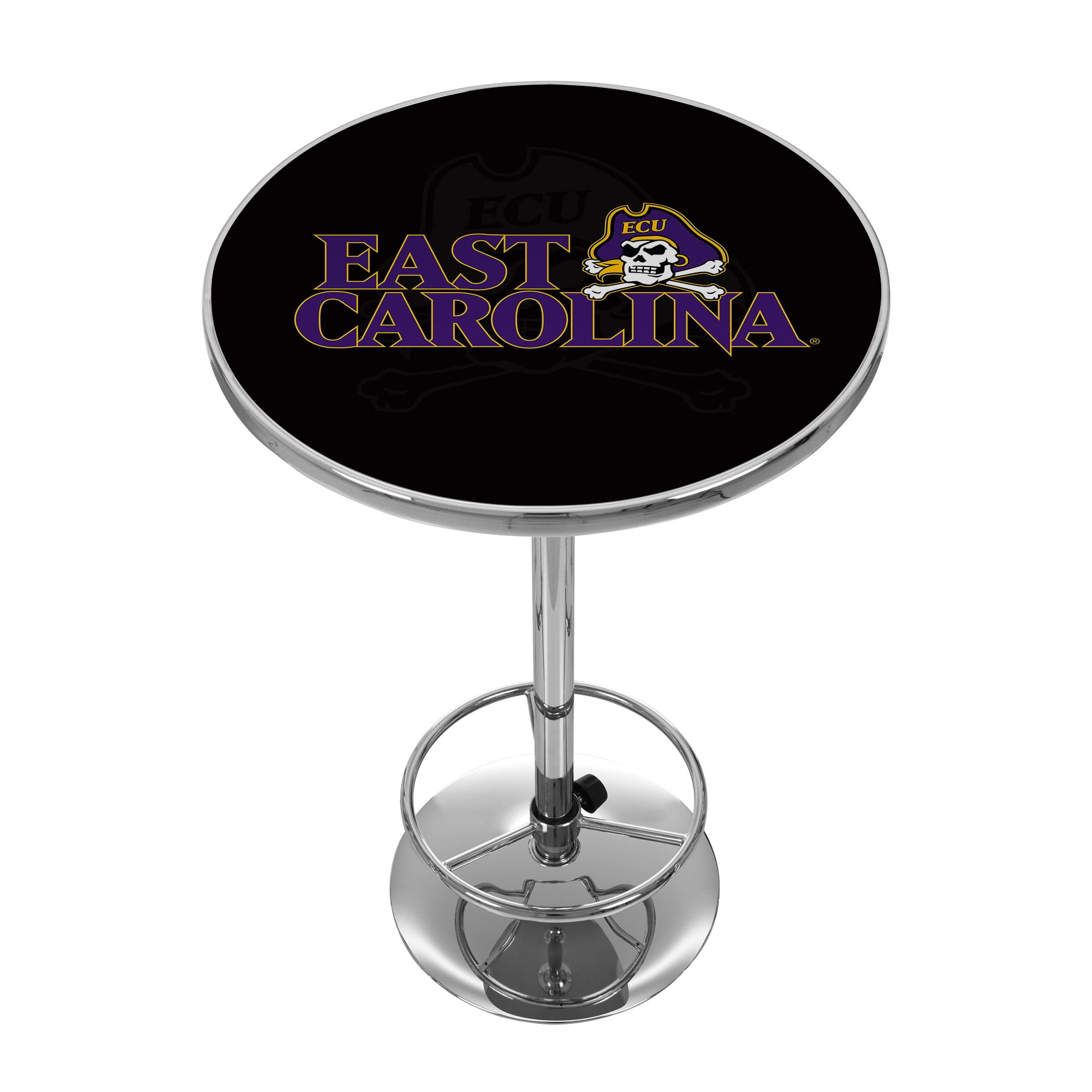 NCAA East Carolina University 42" Pub Table, Chrome