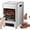 Silver, variant on Commercial Indoor Steak Grill/Electric Steak Broiler - 30 Min Time/8 Gears Temperature Adjustable(100-800),8-Layer Portable Countertop Oven for Beef Chicken Vegetables,1700w