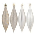 thumbnail image 2 of Vickerman 5.5" Champagne Finial Drop Christmas Ornament, Assorted 4 Finish, 8 per Pack, 2 of 2