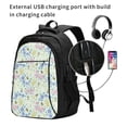 thumbnail image 2 of Balery Honey Bees And Flowers Mochila con carga USB para hombre y mujer - Mochila impermeable y antirrobo para laptop con puerto USB para viajes, trabajo, 2 of 7