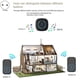 thumbnail image 4 of Wireless Doorbell Intelligent Welcome Door Bell 300M 60 Songs Melodies Home Smart Doorbell White EU PLUG, 4 of 5