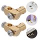 thumbnail image 1 of CRAFTHROU 6Ud Conector Universal Para De De Lavabo Con Acabado Dorado Y Montaje Fácil, 1 of 7