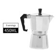 thumbnail image 4 of Billuyoard Cafetera de aluminio Italiano Latte Percolador Octagonal Seguro Universal Anti-escaldado Hervidor de café para Cocina Hogar Juegos de servir café y té 450ml, 4 of 6