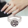 thumbnail image 4 of Steel Essential Oils Ring, Fashion Essential Oil Finger Ring  For Office For Girls Type 1,Type 2, 4 of 8