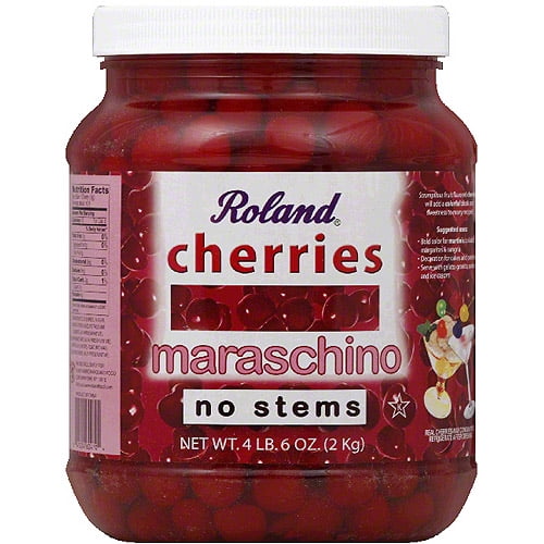 Roland Maraschino Cherries, 70 oz, (Pack of 6) by