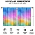 thumbnail image 2 of Blackout Kids Curtains,Rainbow Tie Dye Cloud Pattern Childrens Insulated Curtains Set Of 2,Bedroom Essentials,Toddler Room Decor 42"x54", 2 of 5