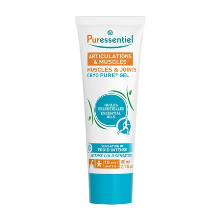 Puressentiel Muscles and Joints Cryo Pure Gel, Muscle Relaxer, 2.7 oz Gel
