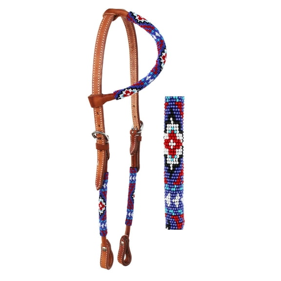 Horse Show Bridle Western Leather Headstall  79RT07HA