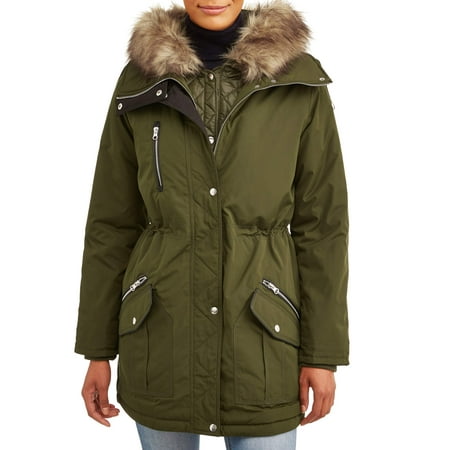 Time and Tru Women's Heavyweight Anorak Jacket (The Best Down Jacket Brand)