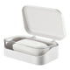 thumbnail image 2 of OUNONA Jabonera de baño, escurridor, contenedor portátil para jabón, jabonera para el hogar, 2 of 6