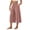 Pink, variant on Ltctricy Wide Leg Palazzo Capri Pants for Women Yoga Lounge Cropped Pants with Pockets High Waist Casual Comfy Pants