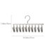 thumbnail image 3 of Drying Rack for Home Hanging Socks Underwear | Multi-Function Plastic Laundry Hanger | Gray | Space-Saving Clothes Organizer with Multiple Clips | 14.57x7.48x0.74in | 1 Piece, 3 of 9