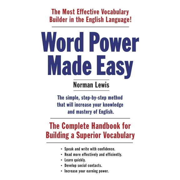 Pre-Owned Word Power Made Easy: The Complete Handbook for Building a Superior Vocabulary (Mass Market Paperback) 110187385X 9781101873854