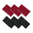 thumbnail image 2 of TidBay 3Pcs Rectangle Tablecloth And Satin Table Runner 108 Inch Folding Plastic Tablecloths Stain Resistant Table Cover for Parties Weddings Restaurants, 2 of 8