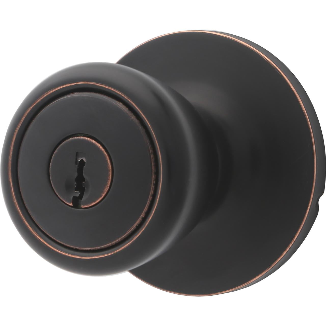 Lokhaus Keyed Entry Tulip Doorknob Oil Rubbed Bronze 2 Count