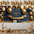 thumbnail image 6 of Decorative Design Thank You Banner Golden Theme Balloon Decoration Appreciation Banner for Office Party Employee Recognition Event, 6 of 7