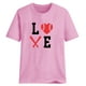 thumbnail image 4 of Blusa informal de manga corta con cuello redondo y estampado suelto de verano para mujer con estilo OAVQHLG3B Store  lin121212, 4 of 4