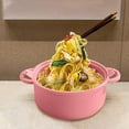thumbnail image 2 of Kieccall Ramen Bowl Set Bamboo Fiber Microwave Safe Bowls for Home Kitchen Dining with 6-Piece 40.58 fl oz Set, 2 of 7
