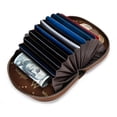 thumbnail image 4 of Wrangler Floral Tooling Small Keychain Wallet for Women RFID Blocking Credit Card Holder and Coin Purse, Brown, 4 of 7