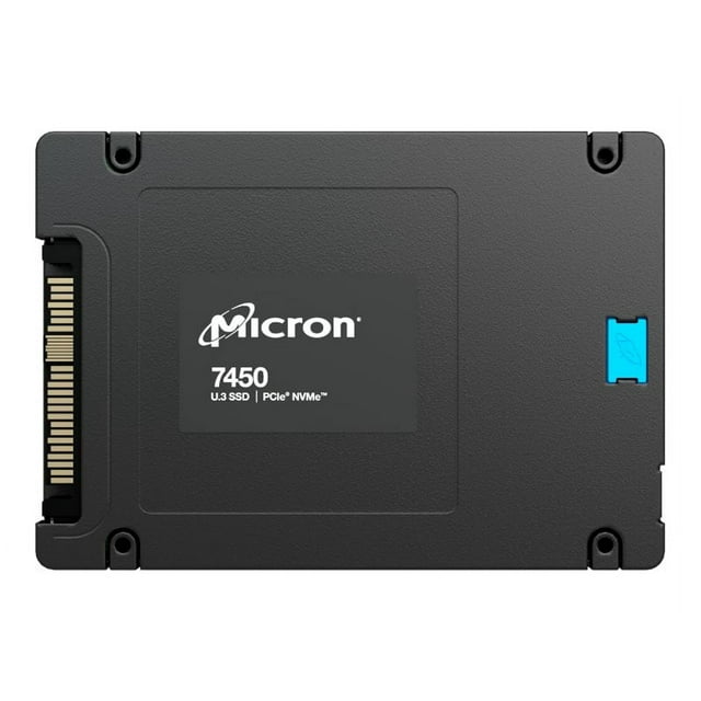 Micron 7450 MAX - SSD - 3,2 To - Interne - 2,5 Pouces - U.3 PCIe 4.0 (NVMe)