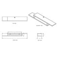 thumbnail image 4 of Asymmetrical Wall Mounted Wood TV Console Entertainment Center 72-inch Brown, 4 of 5
