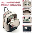 thumbnail image 6 of Lovevook Backpack Purses for Women,Vintage Women Teacher Laptop Backpack Nurse Bag, Multi-Function Work Travel Daypacks College Book Bag with USB Port, 6 of 6