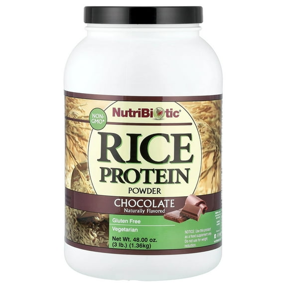 NutriBiotic – Chocolate Rice Protein, 3 Lb (1.36kg)