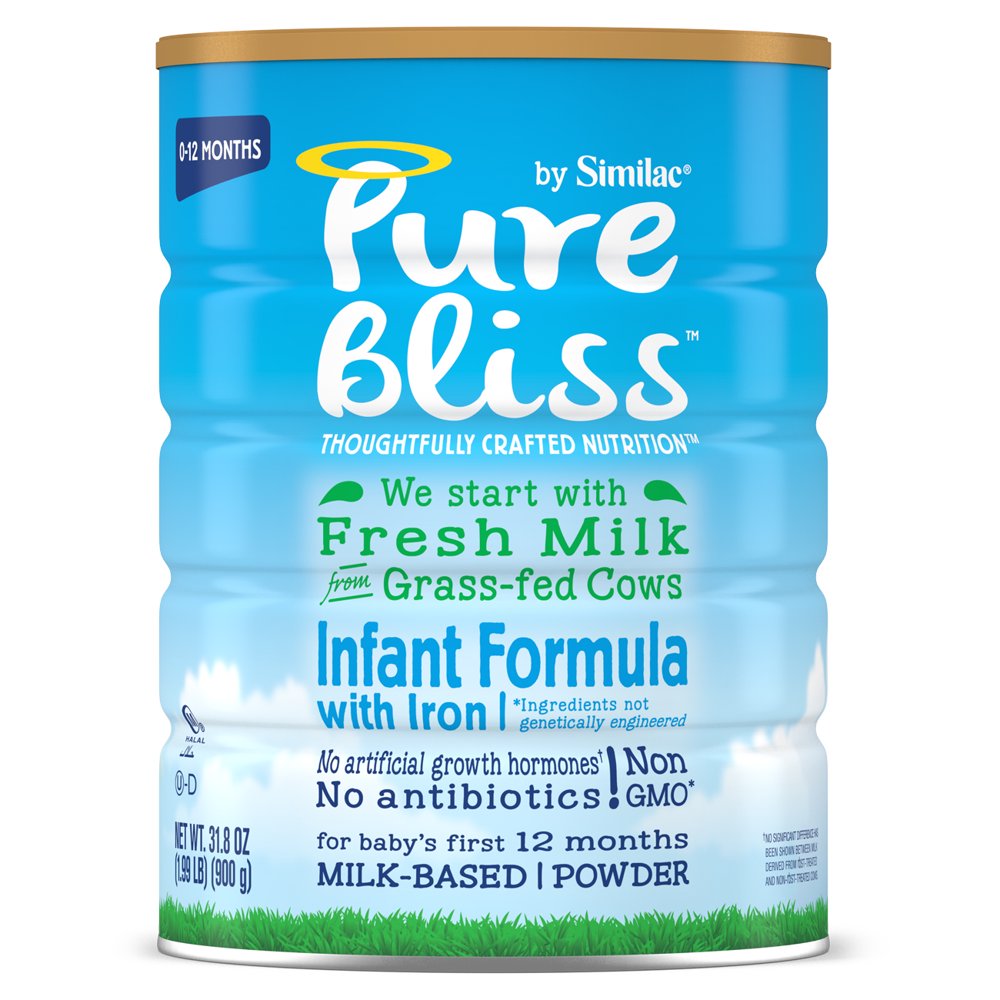 Pure Bliss by Similac Infant Formula, Modeled After Breast Milk, Non