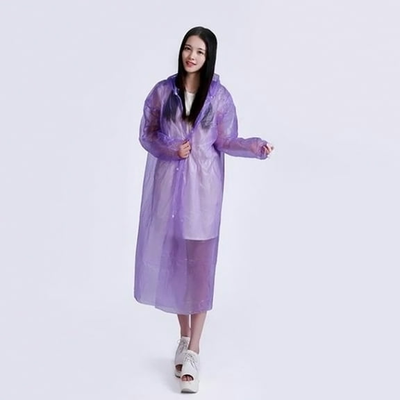 FRCOLOR  2 Pcs Four-button Raincoat Random Color Non-toxic Women's Miss