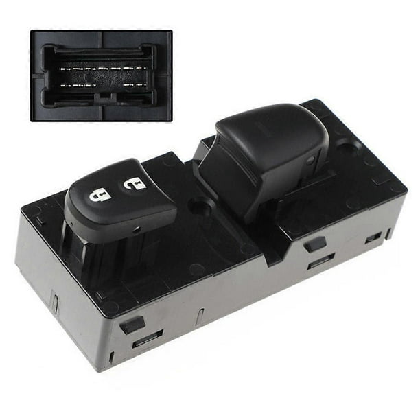 25411-1KA5A Front Right Door Window Switch Fit for Nissan Rogue Sentra 2011 2012 2013 2014 2015 - Black Plastic