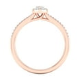 thumbnail image 4 of Imperial 1/3 Ct TDW Marquise Diamond Halo Engagement Ring in 10K Rose Gold (H-I, I2), 4 of 4