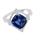 thumbnail image 2 of AoneJewelry 10K Tanzanite and Diamond Ring 2.85 Carat In Solid Rose, White & Yellow Gold, 2 of 5