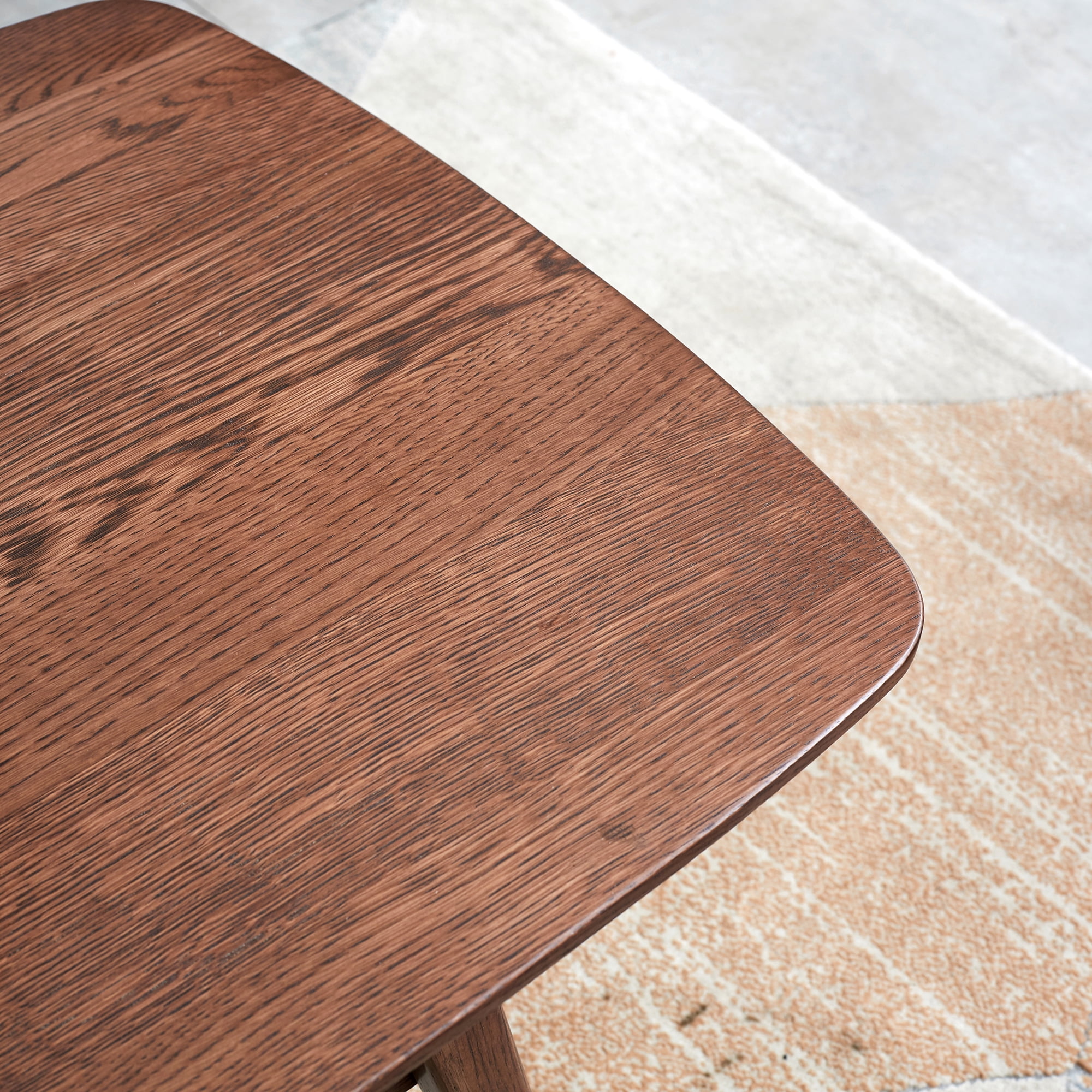 Center Table Low Table, Top Plate Desk Coffee Table Width 100 x Depth 50 x Height 44 Cm Study Desk Work From Home Easy To Assemble Walnut Color Wood With Storage Shelf