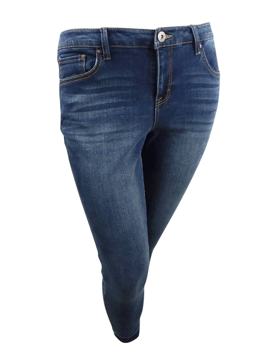 Split-Hem Ankle Jeans 