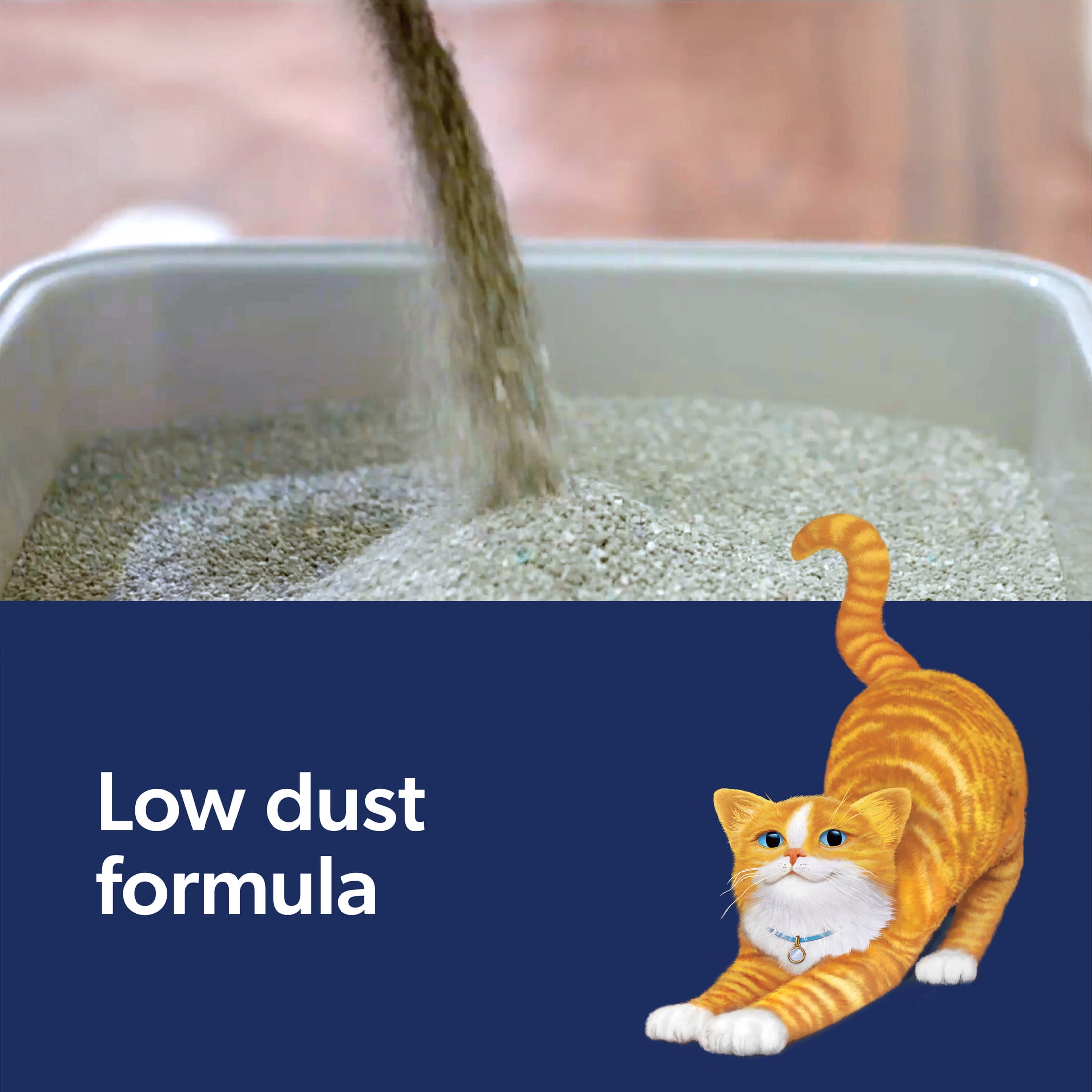 Fresh Step Outstretch Long Lasting Concentrated Clumping Cat Litter with Febreze Freshness, 19 lbs