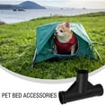 thumbnail image 3 of COMPUKAS 6Pcs Tent Pole Fittings Black Plastic Canopy Connectors for Easy Pet Bed Setup, 3 of 8