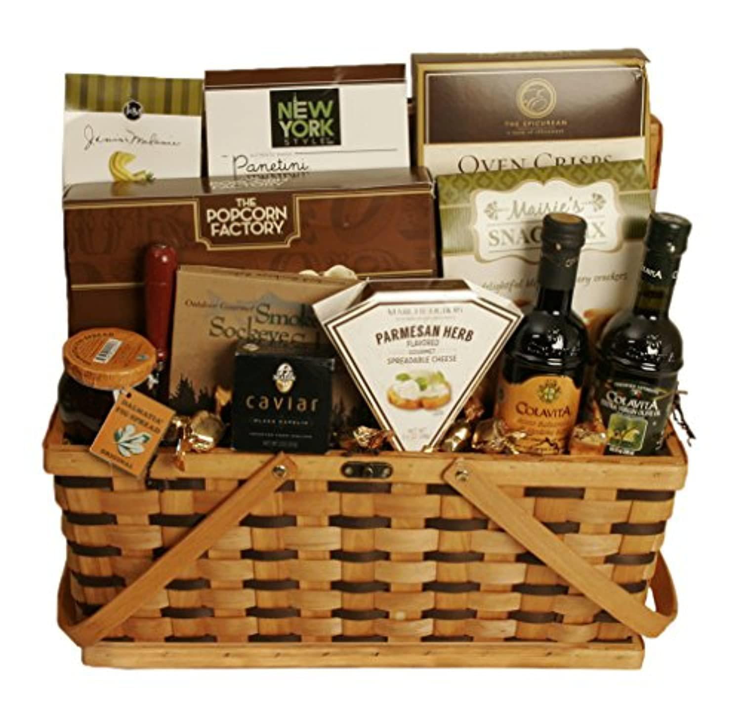 16.5 Stained Woodchip Basket w/Liner  Wholesale Gift Basket Containers -  Wald Imports