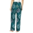 thumbnail image 6 of Pajama Pants Women - whiter Snowflake balloons Soft Breathable Sleep & Lounge Pants for Women, Comfy Casual Pj Pants Bottoms with Pockets, 6 of 7