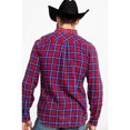 thumbnail image 2 of Levi's Men's Mondy Plaid Long Sleeve Western Flannel Shirt - 3LGLW1601 XX-, 2 of 6