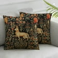 thumbnail image 2 of COMIO  Vintage Vintage Animal Original Period Print Throw Pillow 2pc Pillowcase Soft Upholstery Sofa Bed Decor Living Room Bedroom Office car 2pc, 2 of 6
