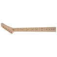 thumbnail image 1 of Mástil de guitarra eléctrica de arce con 22 trastes y incrustaciones de puntos tipo banana para repuestos., 1 of 5